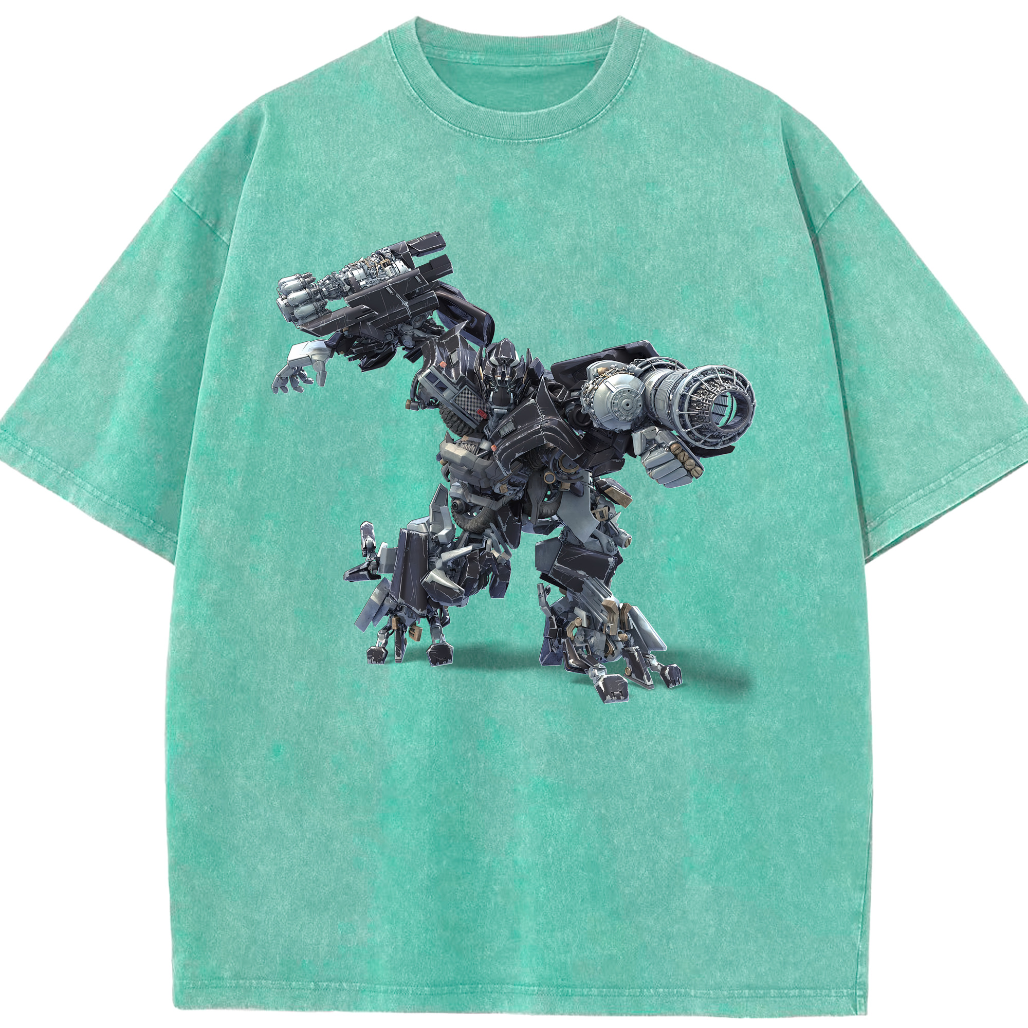 （画像用） Transformers トランスフォーマー 綿100% ヴィンテージ風 半袖Tシャツ（フロントプリント）